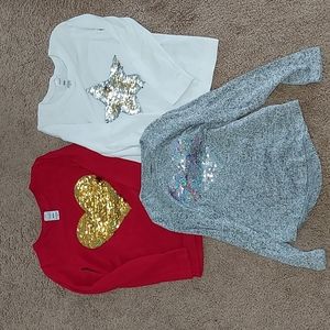Girls Flip Sequins Sweater Lot